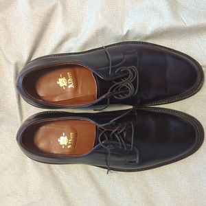 Alden dress shoe plain toe blucher